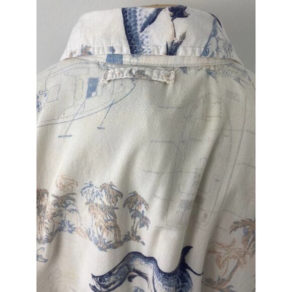 Magellan Sportswear Vented Fishing Fish Pattern Shirt Boating Spring- Size Large - Picture 4 of 6